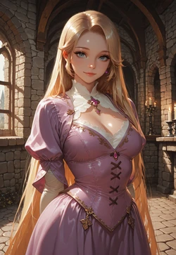 Patreon - LUXORA Studio AI - Rapunzel, reimagined. ✨🌙🌸 [AI GENERATED]