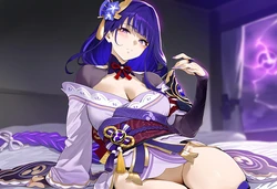 [Patreon](Yuuna) Raiden Shogun(Genshin Impact)[2024-08-29][AI Generated]