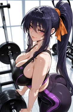 [Miyu] Akeno Himejima: Midday Flex (Patreon) [Ai Generated]