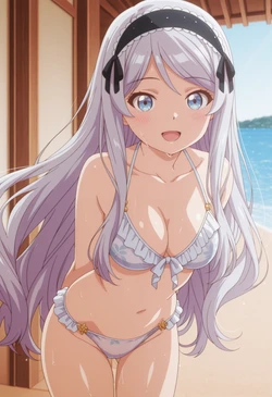 peko_illust - Swimsuit Houjou Shisei (Patreon) [AI Generated]
