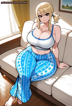 [DreamcoreArt] Set - 663 Lucy Heartfilia BWC [AI Generated]