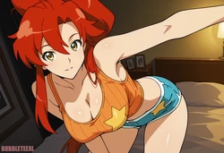 BubbleTeeXL🔞 - Yoko Littner | Tengen Toppa Gurren Lagann (Request) (Patreon) [AI Generated]