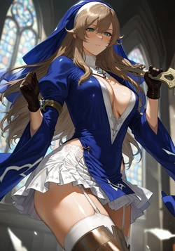 (Flowersbeautiful) 6a44.シギィ BBC Queen'sBlade【240p】[AI Generated]