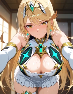 Purpleh31 - Mythra 2 (Xenoblade Chronicles 2) 248P (Patreon) (AI Generated)