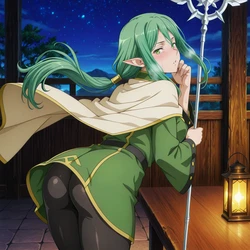 NekoNest - Riveria Ljos Alf #2 | Cliffside Balcony (92 Images) (Patreon) [AI Generated]