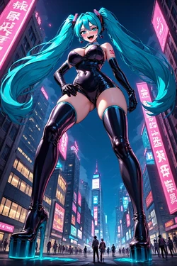 Hatsune Miku Nightglow [AI Generated]