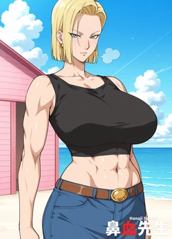 [Hanaji-Sensei] - [EXCLUSIVE] Android 18 (Revamped) [200P] [Ai-Generated]