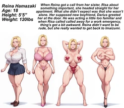 [Dartzai] Reina gets a taste of her sister's new black boyfriend (AI Generated)