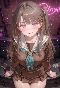 ドゥドゥ - Megumi Fujishima X Sakata Gintoki (Hasu no Sora Jogakuin School Idol Club) (Gintama) AI Generated