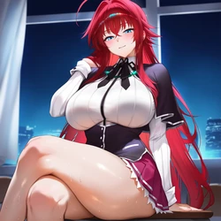 Zuresker - [R-18] Rias Gremory x Horse Cock BBC GB - Classroom (141 images) (Patreon) [AI Generated]