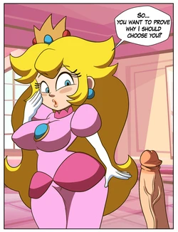 [LaccerArt] Super Mario Bros - Starbomb Peach & OC comic