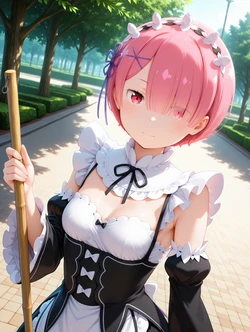 HΞnJin NΛkΛmi - [Request] Ram (Re:Zero) (Patreon) [AI Generated]