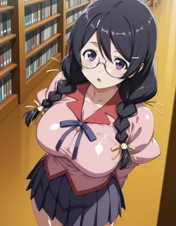 Iku_1919 - Hanekawa_Tsubasa, 羽川翼 (Patreon) [AI Generated]