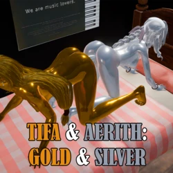 [Brooke SF] Tifa & Aerith: Gold and Silver