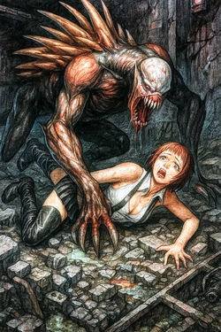 Galerians - Nitro and Rita [AI GENERATED]