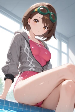 [Ankake Nameko] ユウリ Gloria スク水 [AI Generated]