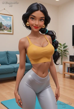 EugenericAI - Jasmine B, Aladdin (AI Generated)