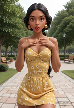 EugenericAI - Jasmine C, Aladdin (AI Generated)