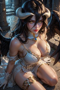 [Patreon] [AiASAG] [4K] 😈Albedo🪽 - Preview [AI Generated]