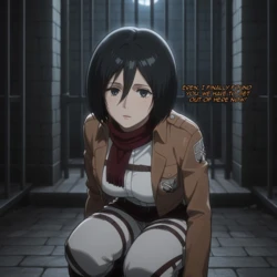 Kitina - [Request] Mikasa BBC gangbang + extra (Patreon) [AI Generated]