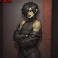 [TheCoomjurer] Emo Goblin Femboy (+ Animations)  [AI Generated]