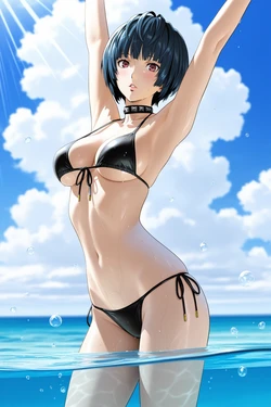 Sayaka - Takemi Tae | Beach (Patreon) (AI Generated)