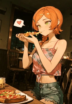 Pizza Time - Gwen [AI Generated]