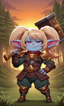 DaidoujiPV League of Legends - Poppy (XL Gallery! 50 pics). [AI Generated]