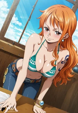 Nami & Luffy | Exploring new waters [AI Generated]