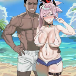 Spongbog - Miyamoto Musashi (Fate Grand Order) AI Generated