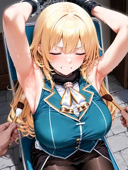 [らくだだん]愛〇 媚薬筆責めえっち [AI Generated]
