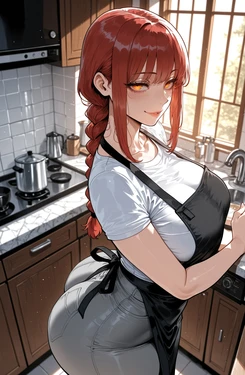 [Miyu]  Makima: Under the Apron [Ai Generated]