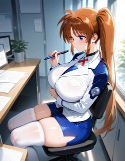 (AID oll) Takamachi Nanoha 高町奈叶 (Mahou Shoujo Lyrical Nanoha) [AI Generated]