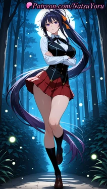 [NatsuYoru] Akeno Himejima (High School D×D) [AI Generated]