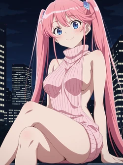 creatai Ouka Shiunji 紫雲寺 謳華 (93P) - Sweater (Patreon) [AI Generated]