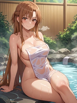 creatai Asuna Yuuki 結城 明日奈 (お風呂) (Patreon) [AI Generated]