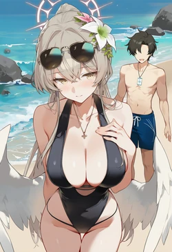 Howsir - 桐藤ナギサ Nagisa Kirifuji (swimsuit) (112P) (tier 1) [AI Generated]