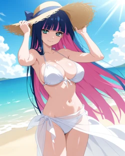 Ponchoman - Stocking Anarchy EXTRA 1 - Panty & Stocking with Garterbelt || ストッキング・アナーキー - パンティ＆ストッキングwithガーターベルト (UNCENSORED) 70 IMAGES (Patreon) [AI Generated]