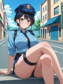 creatai Ruka Sarashina 更科 瑠夏 (警官) (Patreon) [AI Generated]