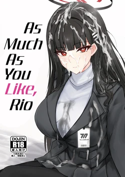 [Hakuginmokusei (Poshi)] Rio ni Suki nadake | As Much As You Like, Rio (Blue Archive) [English] [Digital] [Thighs]