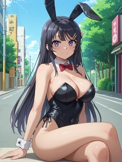 creatai Mai Sakurajima 桜島 麻衣 (バニー) (Patreon) [AI Generated]