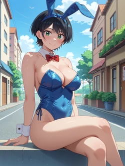 creatai Ruka Sarashina 更科 瑠夏 (バニー) (Patreon) [AI Generated]