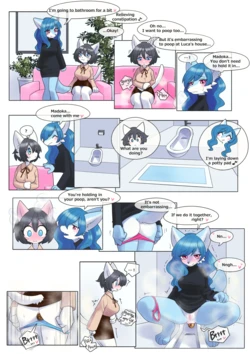 [Unoroute (UnoUsaya)] Lovers Pooping Together