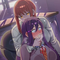 [LovelyZen] Yuri x Makima [AI Generated]