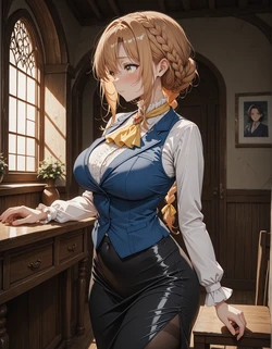 comotank Guild Girl 受付嬢 86 Pics (Patreon) [AI Generated]