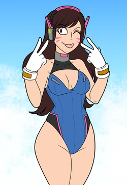 [ComicalWeapon] Jester's Resort - D. Va (+ Juno, Kiriko & Sombra)