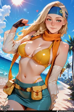 Patreon - NaughtyPuff - Rikku | Final Fantasy – Treasure Hunting? [AI GENERATED]