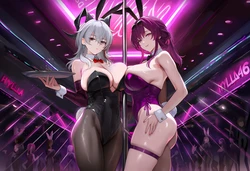 [Patreon] (cMonster) Kafka x Zani Bunny Girls x Old man (AI generated)