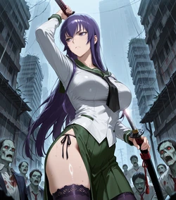 Lanmon AI - Saeko Busujima (209p) (Patreon) [AI Generated]