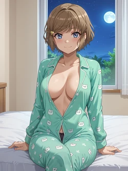 creatai Tomoe Koga 古賀 朋絵 (パジャマ) (Patreon) [AI Generated]